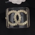 AAA 1:1 Chanel Resin Crystal CC Cuff Bracelet 02 2019 Collection AQ04327