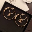 AAA 1:1 Chanel Stone Hoop Earrings AB3195 2019 Collection AQ01410