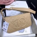 AAA Imitation Chanel Grained Leather Hobo Bag B01960 Beige 2020 Collection AQ03664