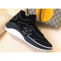 Chanel Fabric Suede Calfskin and TPU Sneakers G35202 Black 2019 AQ00734
