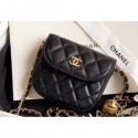 Chanel Lambskin Vintage Waist Bag AP1461 Black 2020 AQ02576