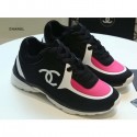 Chanel Lycra Sneakers G34765 Black/Coral 2019 AQ00762