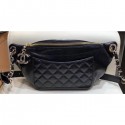 Chanel Waist Bag A57832 Black AQ00880