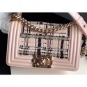 Chanel Woven Tweed Small Boy Flap Bag 2020 AQ04036