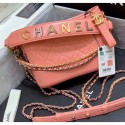 Copy Best Chanel Samll CHANEL'S GABRIELLE Hobo Bag in Aged Calfskin AS0865 Pink 2020(Top Quality) Collection AQ01285
