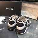 Fake Replica Chanel Mesh and Lycra Sneakers G34763 Black 2019 AQ02373