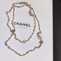 Knockoff Best Quality Chanel Colored Crystal Long Necklace 2020 Collection AQ01850