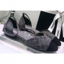 Knockoff Chanel Mary Janes G36048 Suede Gray 2020 AQ02095