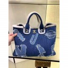 AAA Chanel cotton/shearling shopping Bag AS0759 2019 AQ03123