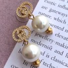 AAA Copy Gucci GG Pearl Short Earrings 2019 Collection AQ04227