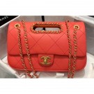 Best 1:1 Chanel Chain Small Flap Bag AS1466 Red 2020 AQ00826