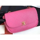 Chanel Casual Trip Messenger Flap Bag Dark Pink 2019 AQ02891