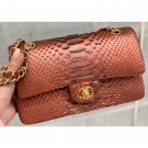 Chanel Python Classic Flap Medium Bag A1112 25 AQ03651