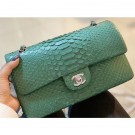 Chanel Python Classic Flap Medium Bag A1112 40 AQ00883