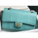 Chanel Python Classic Flap Medium Bag A1112 56 AQ01986