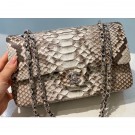 Chanel Python Classic Flap Medium Bag A1112 59 AQ01536