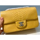 Chanel Python Classic Flap Small Bag A1116 12 AQ01188