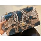 Fashion Replica Chanel Python Classic Flap Medium Bag A1112 47 AQ03414