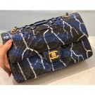 Replica Chanel Python Classic Flap Medium Bag A1112 66 AQ01758