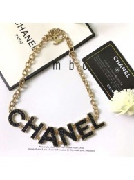 AAA Chanel Black Crystals Necklace AB0056 2019 Collection AQ00903