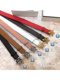 AAA Copy Chanel Lambskin Belt 30mm with Snowflake Buckle 2019 Collection Belt AQ02999