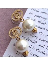AAA Copy Gucci GG Pearl Short Earrings 2019 Collection AQ04227