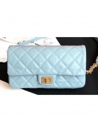 Chanel Aged Calfskin 2.55 Reissue Waist Bag A57791 Baby Blue 2019 AQ02840
