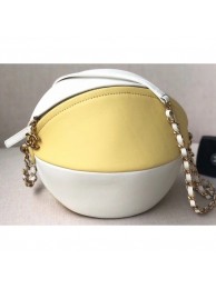 Chanel Beach Ball Bag AS0512 White/Yellow 2019 AQ02733