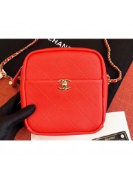 Chanel Casual Trip North/South Camera Case Bag AS0139 Red 2019 AQ02499
