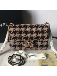 Chanel Houndstooth Tweed 19 Mini Flap Bag AS1162 Beige/Black 2019 Collection AQ04021