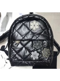Chanel Mixed Fibers Cocoon Backpack Bag AS1025 Black 2019 AQ02327
