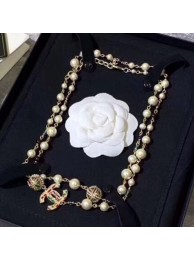 Chanel Pearl CC Long Necklace Multicolor 2019 Collection AQ01800
