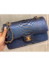 Chanel Python Classic Flap Medium Bag A1112 35 AQ04380