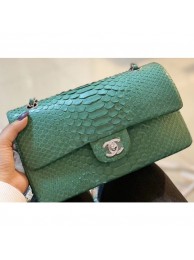 Chanel Python Classic Flap Medium Bag A1112 40 AQ00883