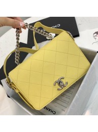 Chanel Quilted Flap Bag AS0574 Yellow 2019 Collection AQ00560