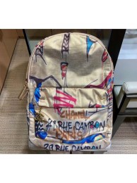 Chanel Street Spirit Cotton Backpack Large Bag AS0867 2019 AQ03806