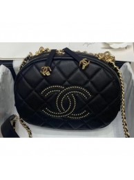 Chanel Studs CC Logo Camera Case Bag AS1511 Black 2020 AQ02668