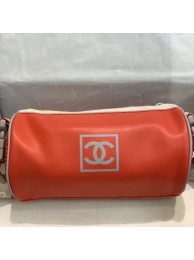 Chanel Vintage Large Roller Shoulder Bag AS6689 Orange 2019 Collection AQ01083