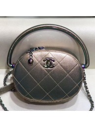 Cheap Chanel Grained Metallic Lambskin and Rainbow Metal Camera Case AS0764 Copper 2019 Collection AQ01291