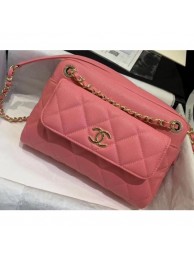 Copy Chanel Small Camera Case Bag AS1367 Grained Calfskin Pink 2020 AQ02437