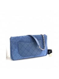 Fake Chanel x Pharrell Chain Around Oversize XXL Flap Bag Blue 2019 AQ00898