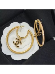 Imitation Chanel CC Crystal Hoop Earrings 2020 Collection AQ03177
