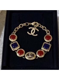 Imitation Chanel Resin Stone Bracelet AB2981 Burgundy/Blue 2019 Collection AQ01722