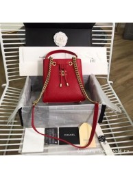 Knockoff Chanel drawstring bag AS0310 red AQ04252