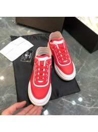 Knockoff Chanel Mesh and Lycra Sneakers G34763 Red 2019 Collection AQ04034