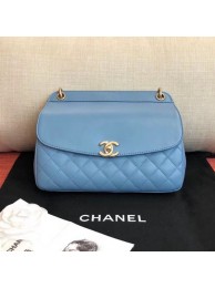 Replica Chanel Flap Bag AS0416 Blue 2019 Collection AQ00842