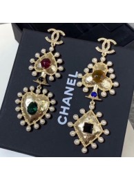 Replica Chanel Pearly Heart and Playing Card Earrings 2019 Collection AQ00556