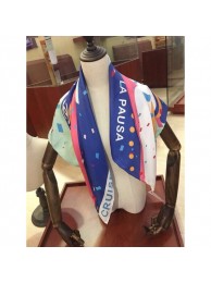 Replica Chanel Silk Twill Ribbon Print Square Scarf 90x90cm Pink 2020 Collection AQ04292